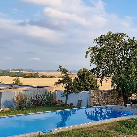 Alte Scheune Rietzschelhof Muglitztal Buitenkant foto