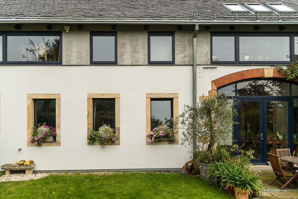 Alte Scheune Rietzschelhof Muglitztal Buitenkant foto